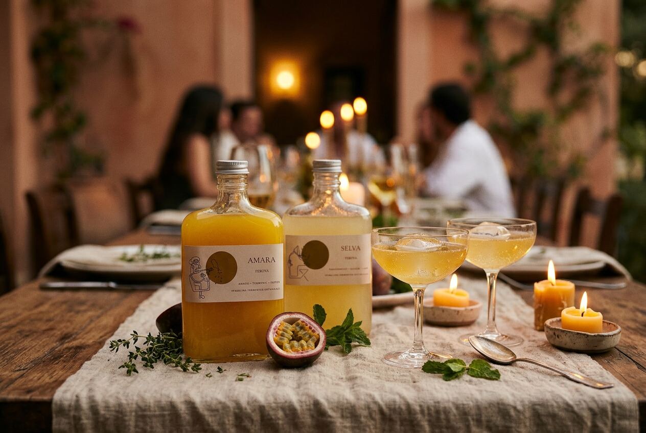 Warm evening table